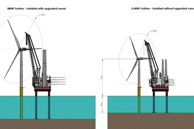 Større, tyngre, dypere: Slik skal Fred. Olsen Windcarriers installasjonsskip rustes til å installere havvindmøller i dypere sjø og takle den største havvindmøllen på markedet i dag.