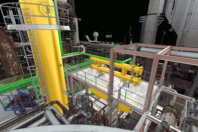 Seamless integration of Laser scan data in the AVEVA Everything3D BubbleView