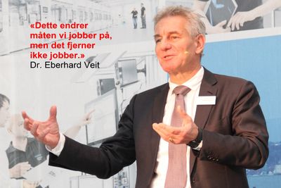 Dr. Eberhardt Veit, konsernsjef i Festo t.om. 31.12.15. Styremedlem i Industrie 4.0