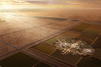 Den planlagte, kunstige byen i New Mexico skal dekke over 40 kvadratkilometer i ørkenen.