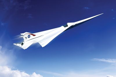 Et tidlig designutkast på et supersonisk, men stillegående, passasjerfly. Nå har LM fått oppdraget med å ferdigstille den grunnleggende designen.