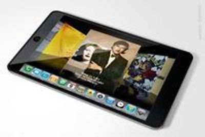 Konseptbilde av hvordan nettstedet Gizmodo tenker seg at Apples surfebrett kan komme til å se ut.