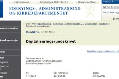 Digitaliseringsrundskrivet gir praktiske føringer for digitaliseringsarbeidet i staten.