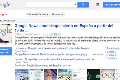 Det er forståelig at spansk presse, som har måtte gjennomgå betydelig nedskjæringer de siste årene, forsøker å få nye inntekter. Men det å kreve ensidig betaling i symbiosen med Google News, virker lite gjennomtenkt.