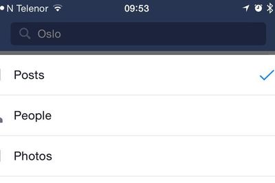 Søket på mobilappen til Facebook er nå mye mer fleksibelt.
