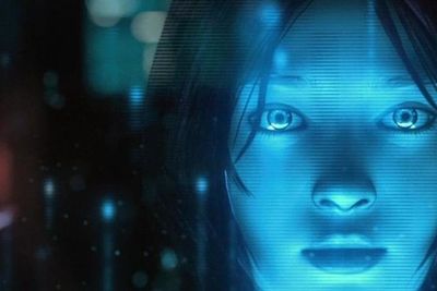 Den «virkelige» Cortana, slik hun fremstår i Halo-spillene.