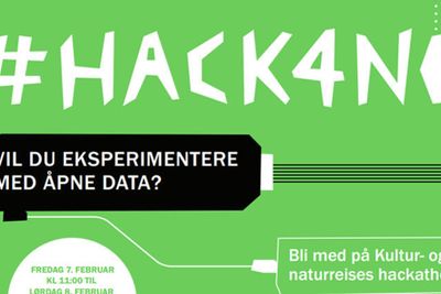 I forkant av #Hack4NO er det en orienterende samling i januar, og et seminar om åpne data i kultursektoren.