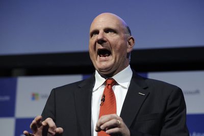 Steve Ballmer har grunn til å være fornøyd med sitt kanskje siste kvartalsresultat som toppsjef for programvaregiganten.