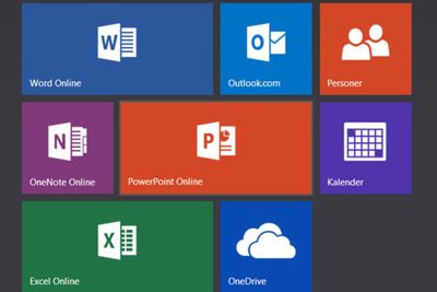 Office Online og OneDrive bekrefter Microsofts hengivenhet til nettjenester. Skjermdumpen er hentet fra en Windows 7-pc med Chrome som standard nettleser. Grensesnittet er gjenkjennelig.