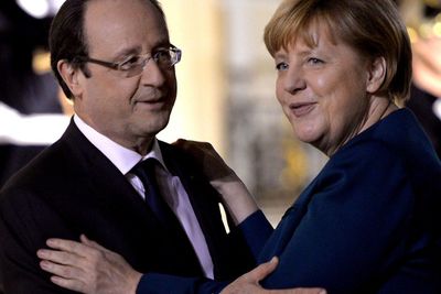 NYTT DATANETT? Tysklands Angela Merkel vil denne uken ta opp muligheten for å bygge et nytt, USA-fritt, europeisk datanett med sin franske kollega, president François Hollande.