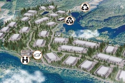 OMFATTENDE: Det er solide dimensjoner over planene for N01 Campus i Stølheia i Vennesla.