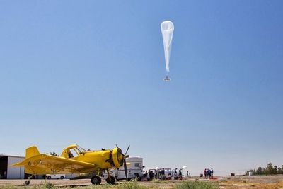 Slik ser Project Loon-ballongen ut.