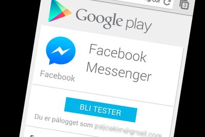 Facebook lar nå de som vil være med på å prøve ut betaversjonen av Messenger-appen.
