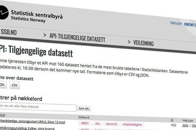 Statistisk sentralbyrå er blant de fremste på deling av offentlige data ifølge Bjørn Holstad i Difi.