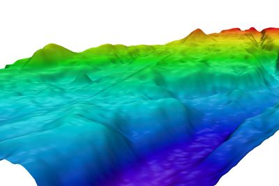Geodata, som denne 3D-representasjonen av en undersjøisk canyon som nylig har blitt funnet utenfor Tasmania, skal i framtiden kunne integreres enklere og bedre med webteknologi.