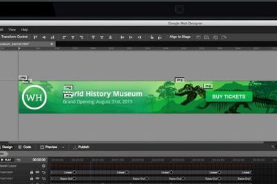 Google Web Designer ble mandag frigjort som offentlig beta. Programvaren går i strupen på Adobe Muse og andre tjenester som lar seg bygge HTML5-baserte annonser. 