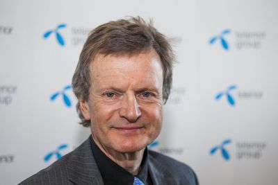 VOKSER: Konsernsjef Jon Fredrik Baksaas i Telenor er på kjøper'n.