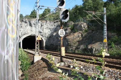 Mølleåsen tunnel mellom Kambo og Moss er blant tunnelene hvor det skal bli langt bedre mobildekning.