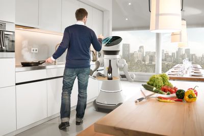 Care-O-bot, prototype på servicerobot i regi avFraunhofer-Institut für Produktionstechnik und Automatisierung IPA