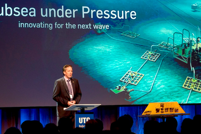 Må slankes: Subseaverden er under hardt press fra lave oljepriser, det var merkbart også på UTC-konferansen i 2015. Foto: UTC