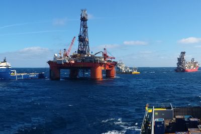 Transocean Winner var på vei fra Norge til Malta da slepet røk. Bildet er tatt tidligere.