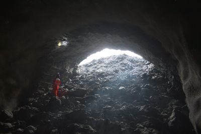Her skinner dagslys inn i Hundvågtunnelen for første gang fra E 39-enden.