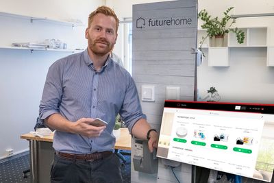Brøyter ny mark: Erik Stokkeland, og medgründerne i Futurehome tror markedet vil vokse raskt i årene fremover.