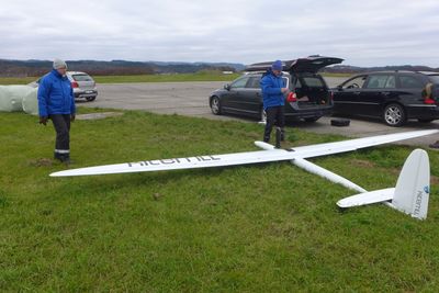 Her har norske Kitemills 30 kW kite vært ute til testflyvning på Lista.