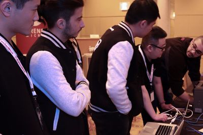 Kinesiske Tencent har en rekke ganger sendt hackerlag til Pwn2Own-konkurransene. Men ikke i år. Bildet er av Tencent Keen Security Lab Team under Mobile Pwn2Own i 2016.