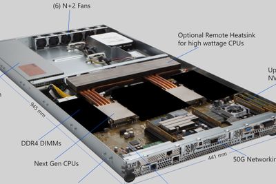 OCP-medlemmet Microsoft har lansert Project Olympus, som er selskapets versjon 2.0 av sitt Open CloudServer serverdesign for datasentere. Designet vil deles med OCP.