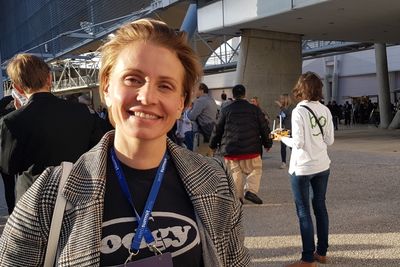 Bente Busch er stordata-ansvarlig i Telia. Denne uka har hun vært i Lisboa for å lære og hente inspirasjon.