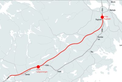 Den spanske entreprenøren Acciona er med i finaleheatet om det store vegoppdraget mellom Rugtvedt og Dørdal i Telemark