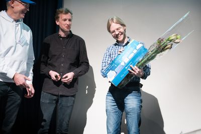Vinner: Magnus Ognedal fikk utdelt prisen på TU-konferansen Smarte hjem og bygg 2016.