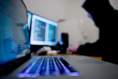 Oslo  20120125. Illustrasjonsfoto. Hacking, hackere og datakriminalitet blir av mange oppfattet som et alvorlig samfunnsproblem.
Foto: Thomas Winje Øijord / Scanpix