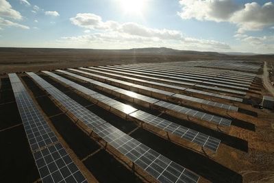 Scatec Solars Oryx solpark på 10 MW i Jordan åpnet i 2016.