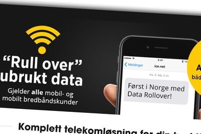 Ice innfører «datarulling» fra april 2018.