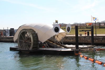 Mr. Trash Wheel: Dette vannhjulet har spist søppel i Baltimores havneområde i snart tre år.