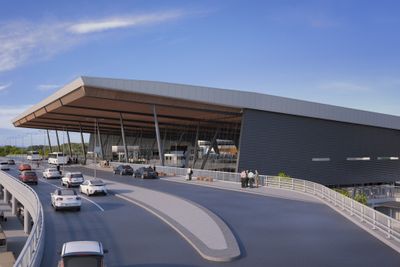 T3-terminalen ved Bergen Lufthavn åpner i august, med et kjøleanlegg som kan lagre 11000 kilowattimer strøm i saltvannsceller.