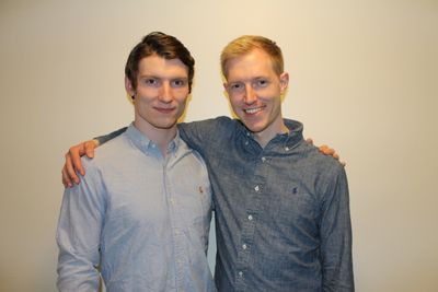 Karl Ylvisaker og Joar Harkestad i Hark Technologies. 