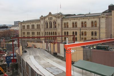 Ettersom prosjektet vokste i omfang økte også prisen. Nå forlanger Stortinget erstatning av Multicinsult for valg de selv har gjort. Foto: J. Seehusen