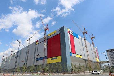 Samsung Electronics' halvlederfabrikk ved Pyeongtaek i Sør-Korea.