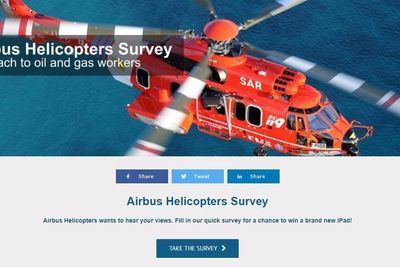 Den siste uka har Airbus Helicopters kjørt en undersøkelse rettet mot ansatte i petroleumssektoren på britisk side av Nordsjøen.