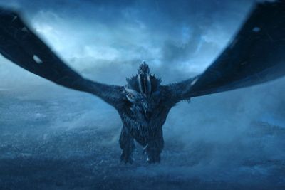 Bildet viser Vladimir Furdik i rollen som The Night King i sesongfinalen av «Game of Thrones» Serien satte nok en publikumsrekord med episoden, som ble tilgjengelig for norske seere mandag.