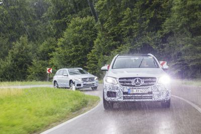 Mercedes-Benz GLC F-cell på testing i Schwartzwald.