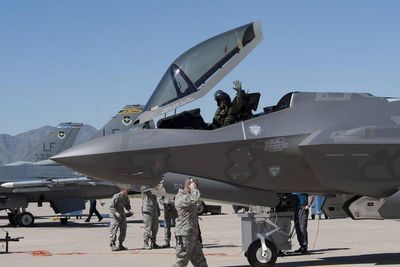 Dette var blant de første av 144 planlagte F-35-fly på Luke Air Force Base som kom dit i 2013.