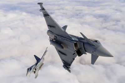 Det tyske forsvaret har store problemer med sine Eurofighter-fly og har satt flesteparten av dem på bakken.