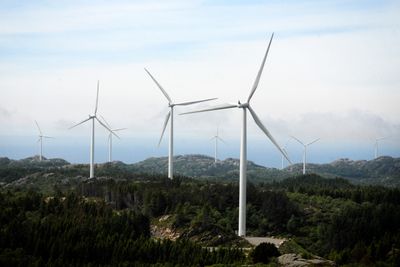 Særlig på Sørlandet har en rekke kommuner allerede protestert på NVEs forslag til områder som er godt egnet til utbygging av vindkraft. Bildet viser vindparken på Lista.