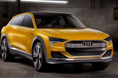 Audis hydrogenkonsept h-tron quattro concept. 