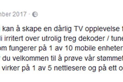 I Gets fravær har misfornøyde kunder utnyttet selskapets logo til å lufte sine problemer på Facebook.