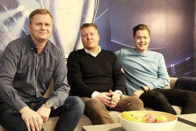Viaplay-sjef Vegard Drogseth, salgs- og markedssjef Børge Nielsen og  kommunikasjonssjef Fredrik Olimb i Voaplay vil sikre fortsatt vekst gjennom attraktivt innhold.